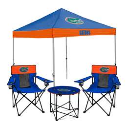 Florida Gators Canopy Tailgate Bundle - Set Includes 9X9 Canopy, 2 Chairs and 1 Side Table