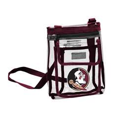 Florida State University Seminoles Clear Gameday Crossbody Tote Bag