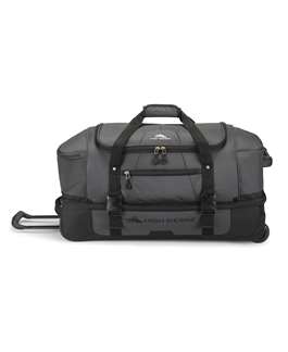 High Sierra Fairlead Collection 28 Db Wheeled Duffel Mercury/Black