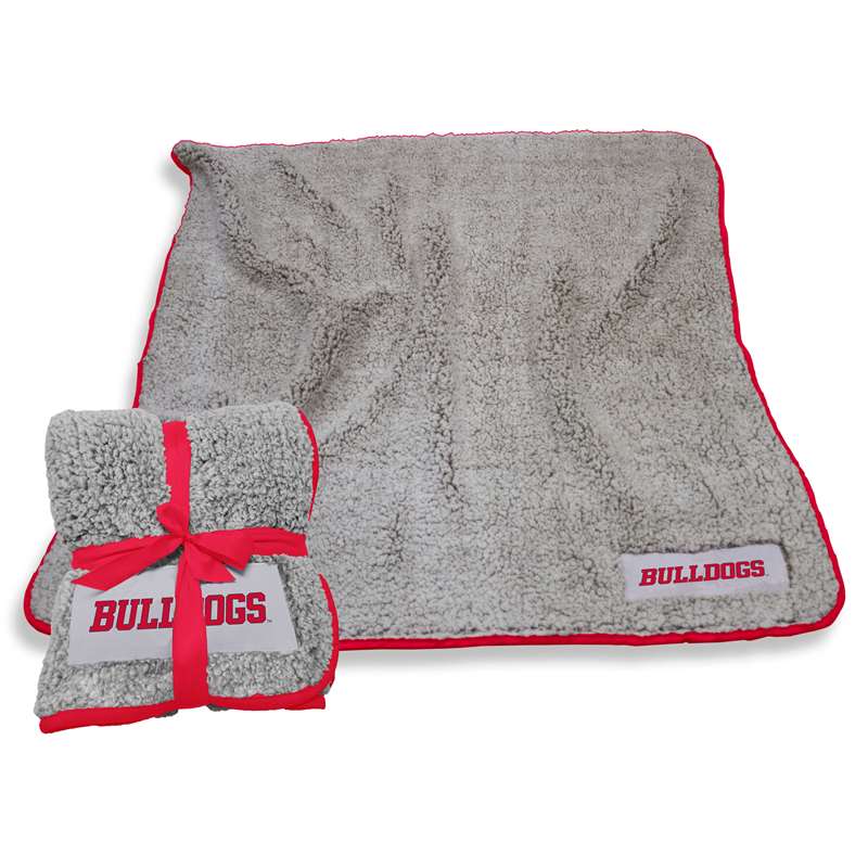 Fresno State University Bulldogs Frosty Fleece Blanket 60 X 50 inches