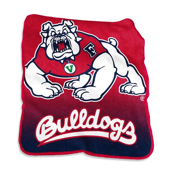 Fresno State University Bulldogs Raschel Throw Blanket - 50 X 60 in.