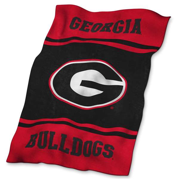 University of Georgia Bulldogs UltraSoft Blanket 84 x 54 inches