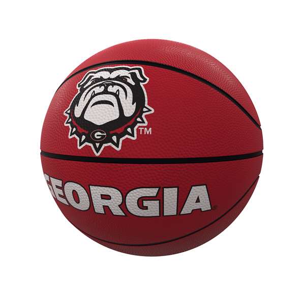 University of Georgia Bulldogs Mascot Official Size Rubber Basketball  