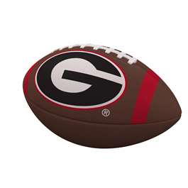 University of Georgia Bulldogs Team Stripe Official Size Composite Football  