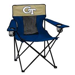 Georgia Tech Yellow Jackets Deluxe Chair Folding Tailgate Camping Chairs