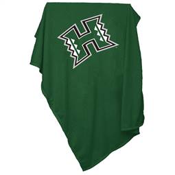 University of Hawaii WarriorsSweatshirt Blanket - 84 X 54 in.