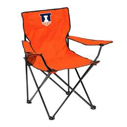 University of Illinois Fighting Illinni Quad Folding Chair with Carry Bag