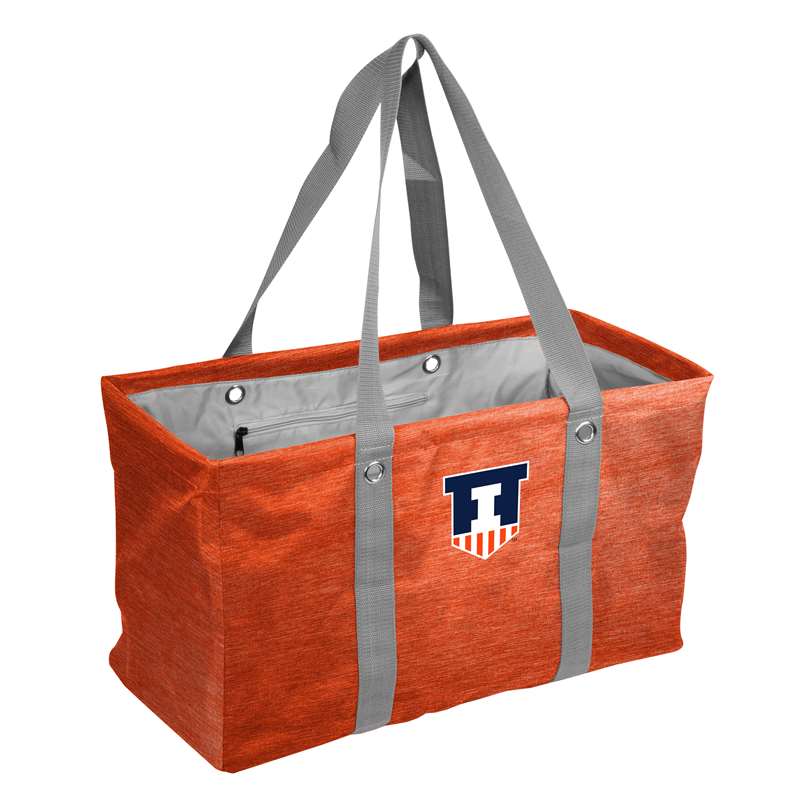 University of Illinois Fighting Illini Crosshatch Picnic Tailgate Caddy Tote Bag