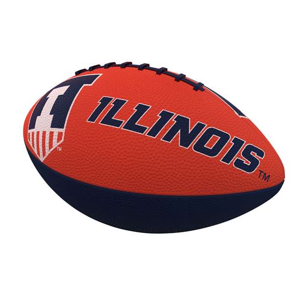 University of Illinois Fighting Illini Junior Size Rubber Football