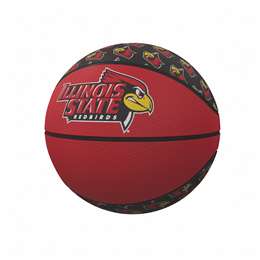 Illinois State University Repeating Logo Youth Size Rubber Basketball