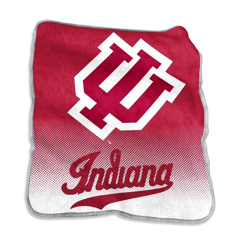 University of Indiana Hoosiers Raschel Throw Blanket