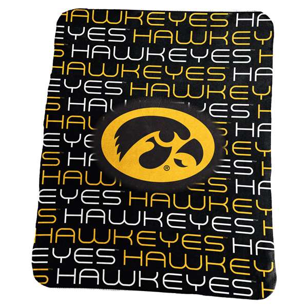 University of Iowa Hawkeyes Classic Fleece Blanket