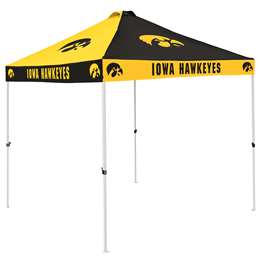 Iowa Hawkeyes Premium 9X9 Checkerboard Tailgate Canopy Shelter with Carry Bag