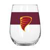 IoWashington State University Cougars 16oz Color Block Curved Beverage Glass  