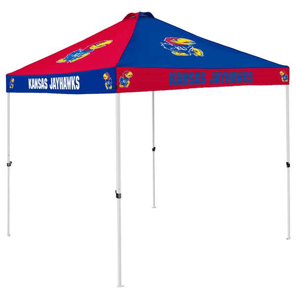 Kansas Jayhawks Canopy Tent 9X9 Checkerboard