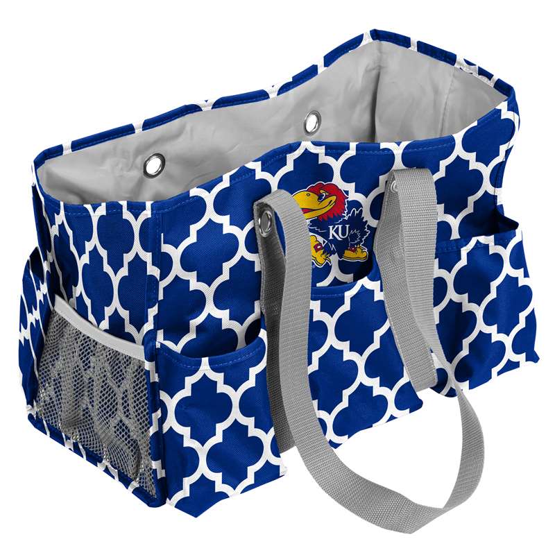 University of Kansas Jayhawks Crosshatch Junior Picnic Caddy Tote Bag