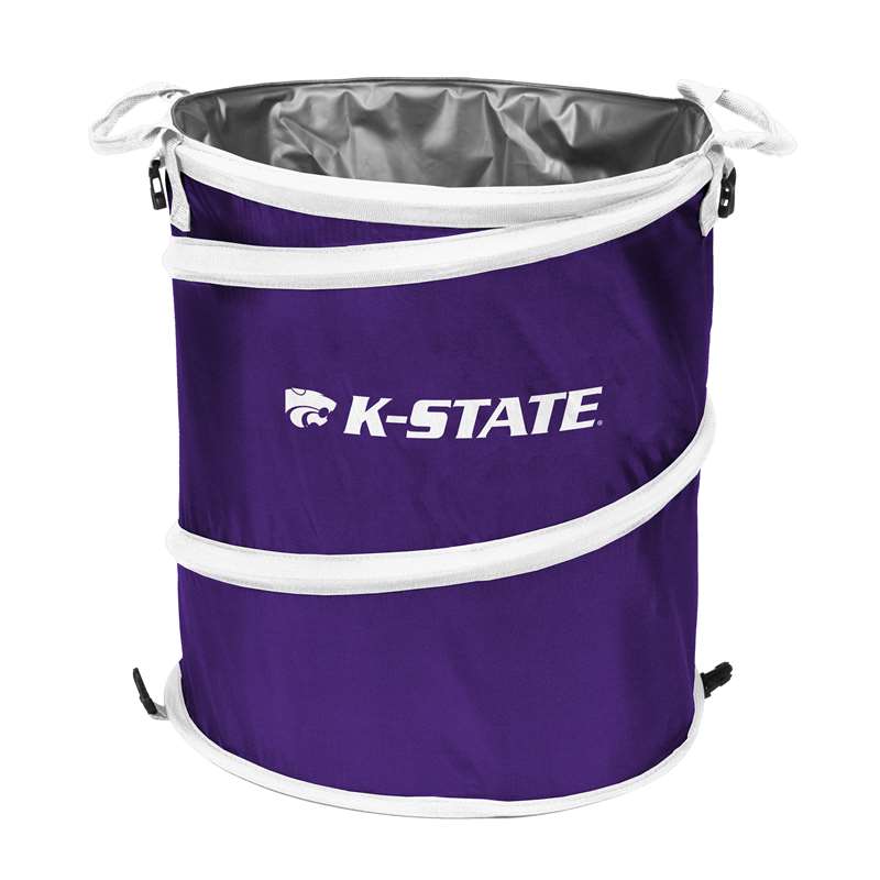 Kansas State University Wildcats Collapsible 3-in-1 Cooler, Trach Can, Hamper
