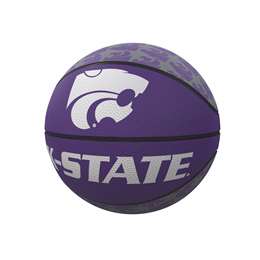 Kansas State University Wildcats Repeating Logo Youth Size Rubber Basketball