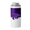 Kansas State University Wildcats 12oz Colorblock Slim Can Coolie Coozie