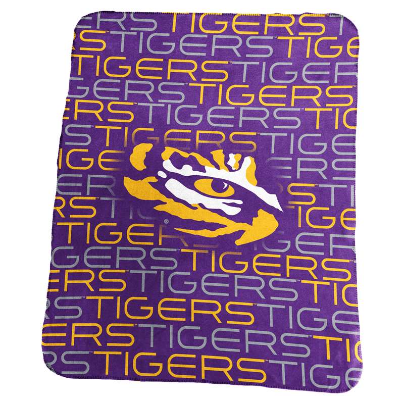 LSU Louisiana State University Tigers Classic Fleece Blanket