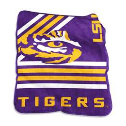 LSU Raschel Thorw Blanket