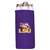 LSU LSU and Tiger Eye Color Logo Slim Can Purple  Coozie