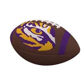 LSU Louisiana State University Tigers Team Stripe Official Size Composite Football  
