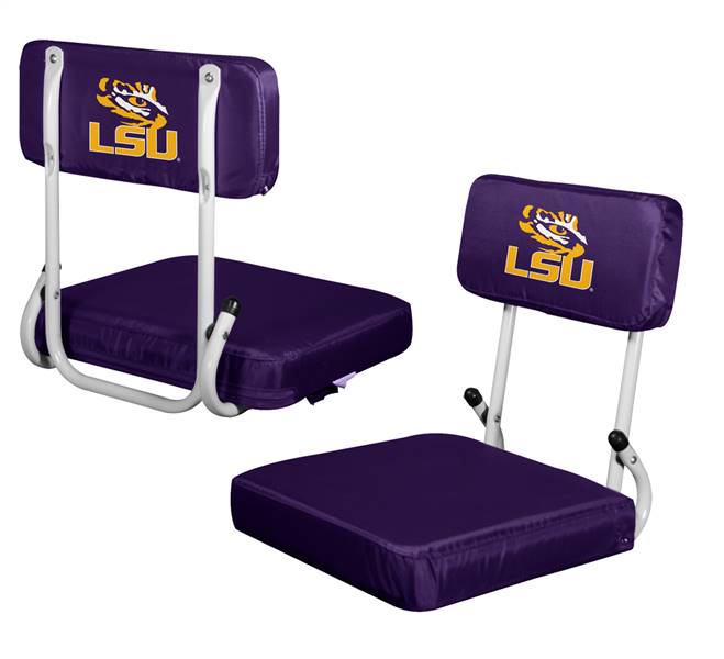 LSU Louisiana State University Tigers Folding Hard Back Stadium Seat - Bleacher Chair