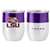 LSU 16oz Colorblock Stainless Curved Beverage