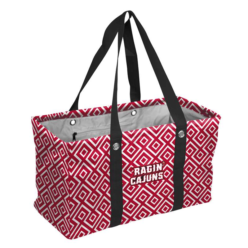 University of Louisiana Lafayette Ragin Cagins Double Diamond Picnic Caddy