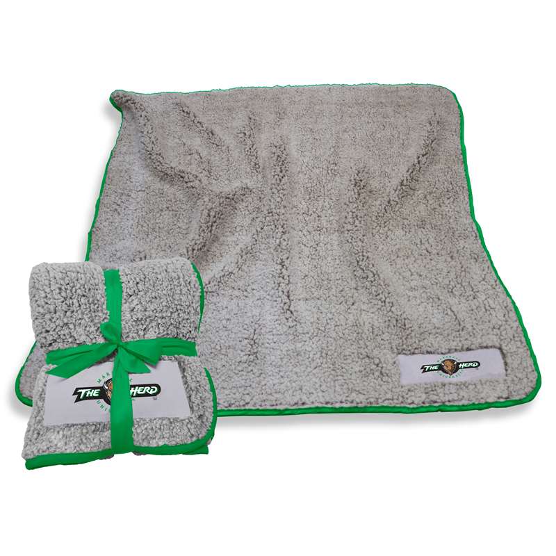 Marshall University Thundering Herd Frosty Fleece Blanket 60 X 50 inches