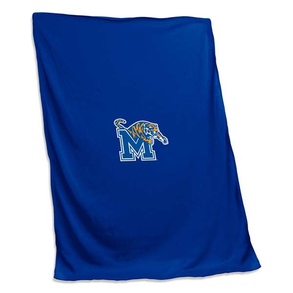 University of Memphis Tigers Sweatshirt Blanket 84 X 54 inches