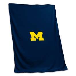 Michigan Wolverines Sweatshirt Blanket 54X84 in.