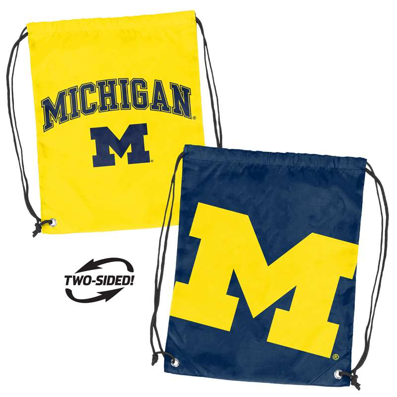 University of Michigan Wolverines Doubleheader Draw String Backsack