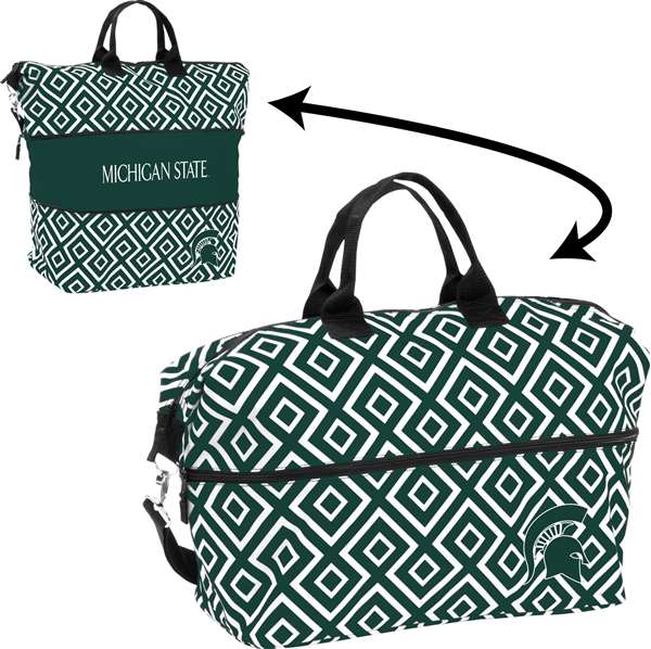 Michigan State University Spartans Expandable Tote Bag