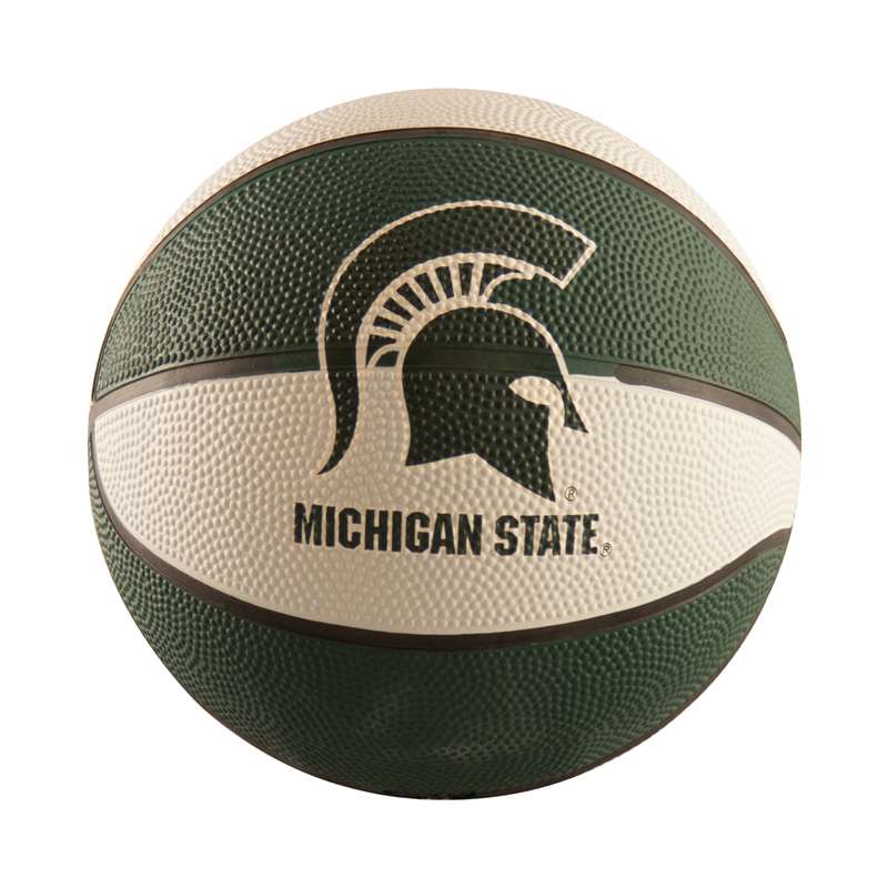 Michigan State University Mini-Size Rubber Basketball