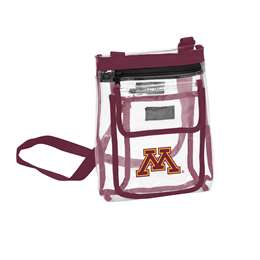 University of Minnesota Golden Gophers Clear Gameday Crossbody Tote Bag  