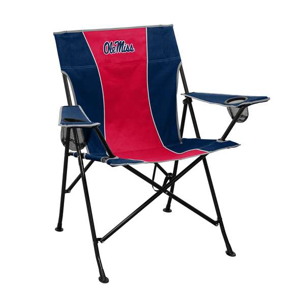 Ole Miss Rebels University of Mississippi Pregame Folding Chair with Carry Bag