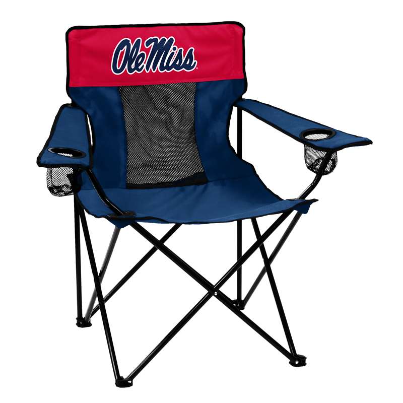 Ole Miss Rebels Mississippi Elite Folding Chair with Carry Bag