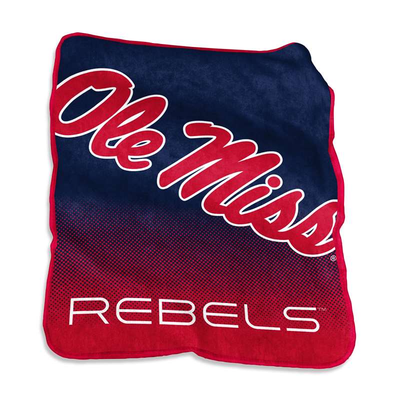 Mississippi (Ole Miss) Raschel Thorw Blanket