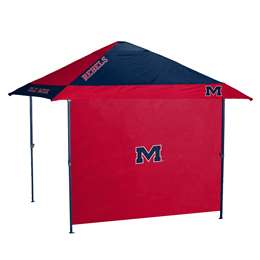 Ole Miss Rebels Mississippi Canopy Tent 12X12 Pagoda with Side Wall  