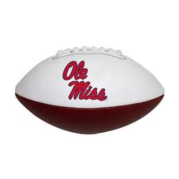 Ole Miss Rebels University of Mississippi Official Size Autograph Football