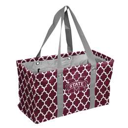 Mississippi State Bulldogs Quatrefoil Picnic Caddy