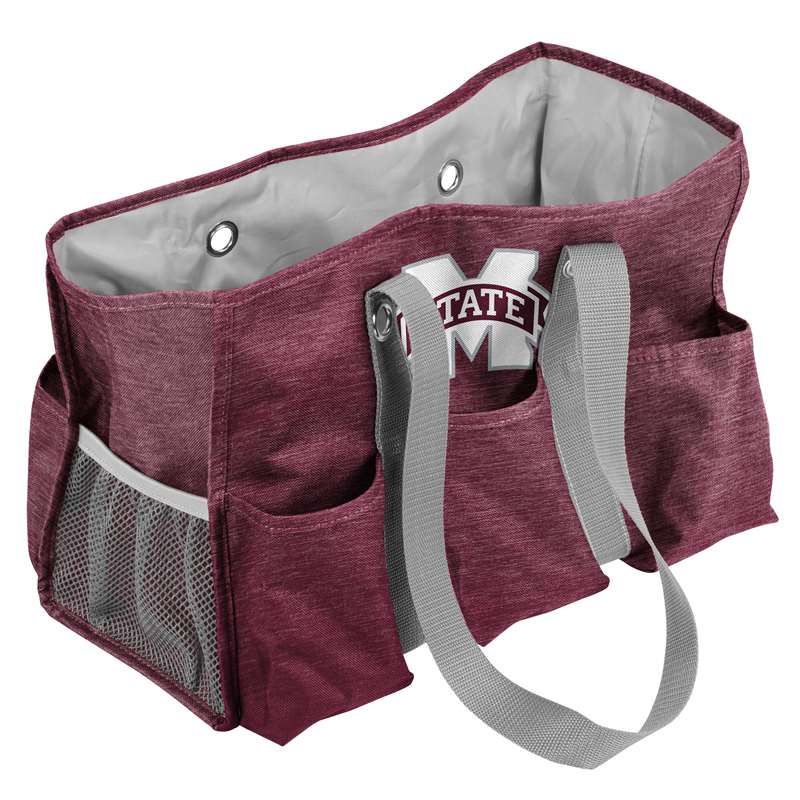 Mississippi State University Bulldogs Crosshatch Junior Picnic Caddy Tote Bag