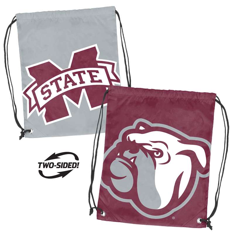 Mississippi State University Bulldogs Doubleheader Draw String Backsack