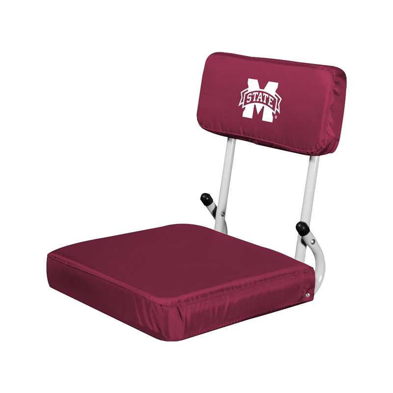 Mississippi State University Bulldogs Folding Hard Back Stadium Seat - Bleacher Chair