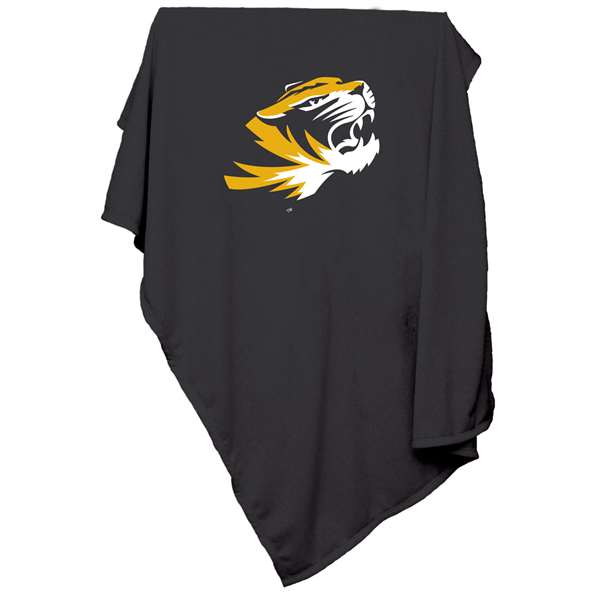 University of Missouri Tigers Sweatshirt Blanket 84 X 54 inches