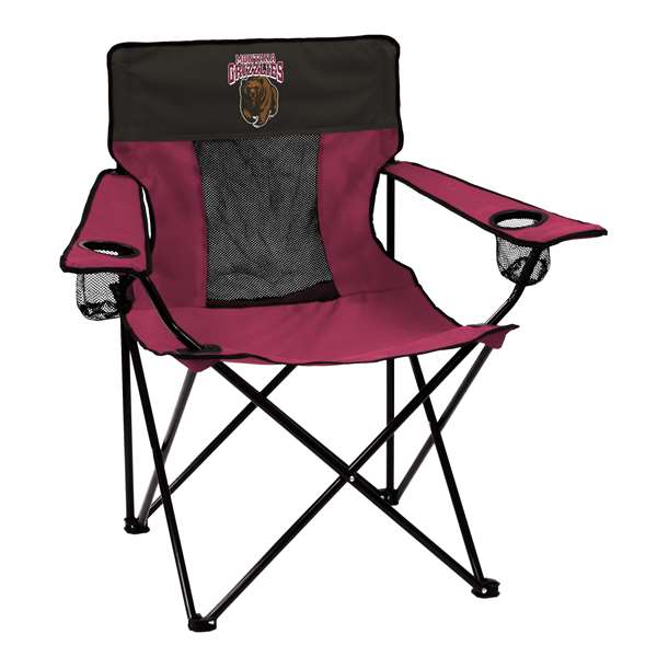 Montana Grizzlies Elite Folding Chair with Carry Bag