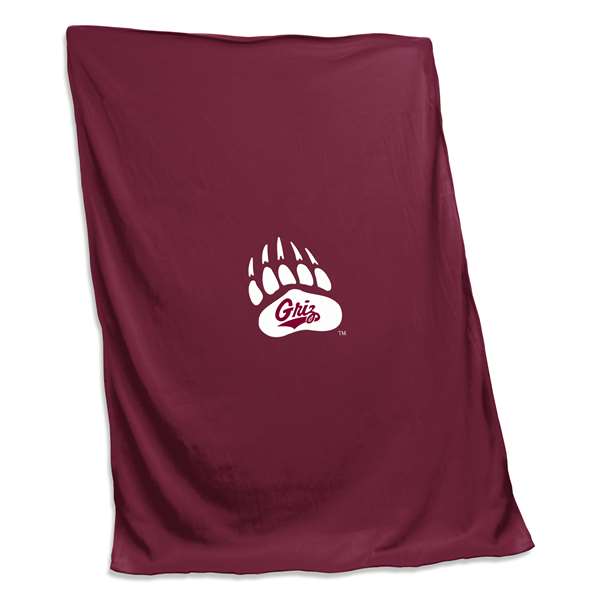 University of Montana GrizzliesSweatshirt Blanket - 84 X 54 in.