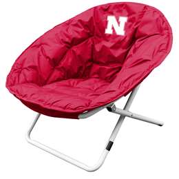 University of Nebraska Cornhuskers Sphere Chair - Folding Dorm Room Tailgate